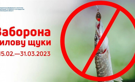 До кінця березня вилов щуки заборонений: штраф майже 3,5 тис грн