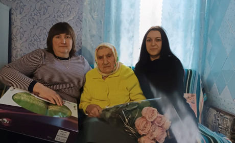 ЖИТЕЛЬКА НІЖИНЩИНИ ВІДСВЯТКУВАЛА 106-й ДЕНЬ НАРОДЖЕННЯ!