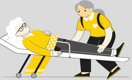 Як евакуювати маломобільну людину з окупованої частини Волноваського району? - Пояснюємо на пальцях