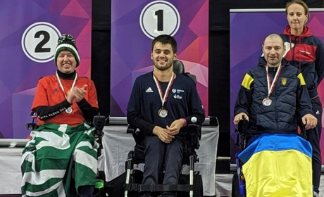 Паралімпієць із Жовтих Вод Артем Колінько – дворазовий бронзовий призер Міжнародного турніру з боча