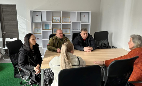 Новий гуманітарний простір для переселенців з Торецька відкрився у Дніпрі. Адреса