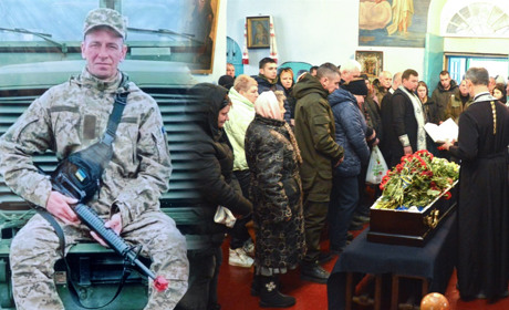 Переяслав попрощався з воїном Ігорем Терещенком, його домовину накрили червоною китайкою