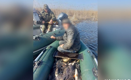 На Полтавщині затримали браконьєра, який наловив риби на майже 900 тисяч гривень