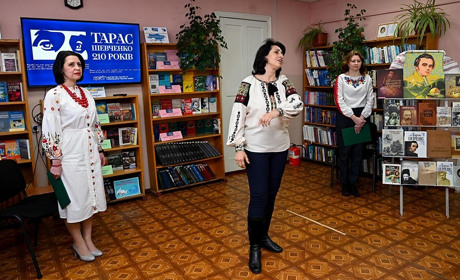 До ювілею Кобзаря: в Центральній бібліотеці в Кагарлику звучало безсмертне слово Тараса