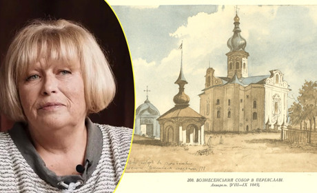 З якого боку і чому Шевченко змалював Вознесенський собор?