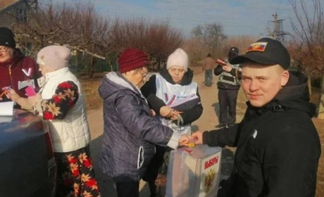 Фальсифікація "виборів президента" на окупованій Мелітопольщині: примус і протест місцевих