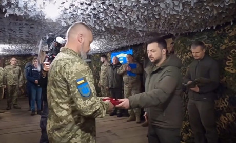 Бойовий офіцер з Чортківщини отримав високу державну нагороду з рук глави держави