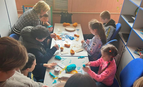 Відкриття гуманітарного хабу "Аліса в країні знань" у Києві для мешканців Торецької громади