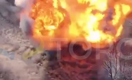 ЗСУ знищили ворожий склад БК у Волноваському районі. Відео