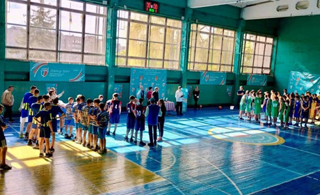 Команда кагарличан - серед лідерів районного етапу всеукраїнських шкільних ліг з баскетболу