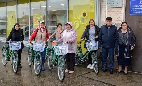 Велосипеди для соціальних працівників Кагарличчини: мобільність у роботі та допомога підопічним