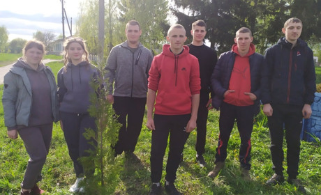 «Акція єднання та віри». Випускники з прикордоння Глухівщини висадили дерева з надією на майбутнє