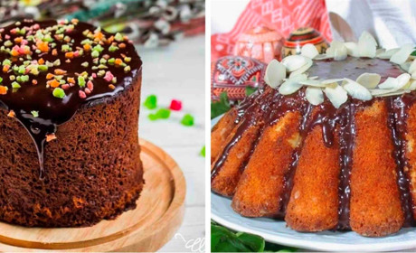 Незвичайний варіант Великодньої випічки: шоколадна та сирна печена паски