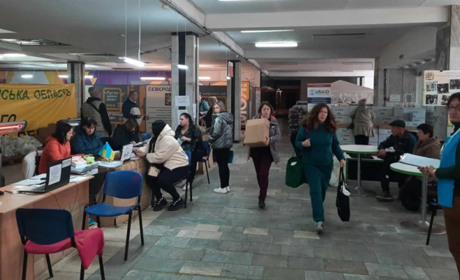 24 квітня відбудеться виїзна видача гуманітарки переселенцям з Луганщини. Де видаватимуть набори