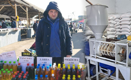 Юрій Сірик: «Я продаю натуральну якісну олію, тому покупців маю завжди»
