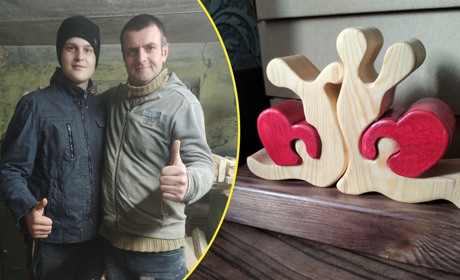Володимир Лихоліт: «Спочатку виготовив табурет, а згодом освоїв і складніші вироби з дерева»