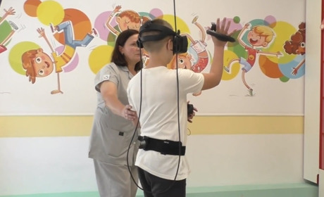 У Нікополі для реабілітації пацієнтів використовують віртуальну реальність