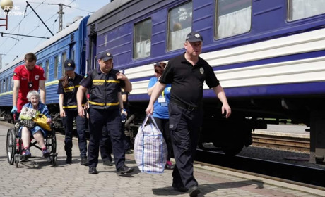 Безкоштовна евакуація мешканців Торецької громади до Волині. Черговий рейс 10 травня