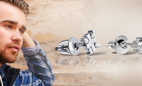 Як вибрати чоловічі сережки зі срібла?