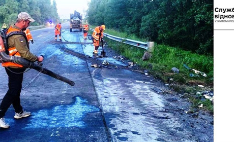 Житомирщина відновлює дороги після численних ДТП