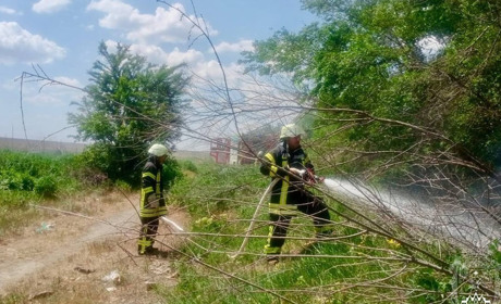 Добровільно-рятувальна команда Покровська самотужки оперативно ліквідувала пожежу