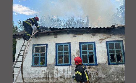 Пожежа на Кагарличчині: у Ліщинці вогонь пошкодив будинок