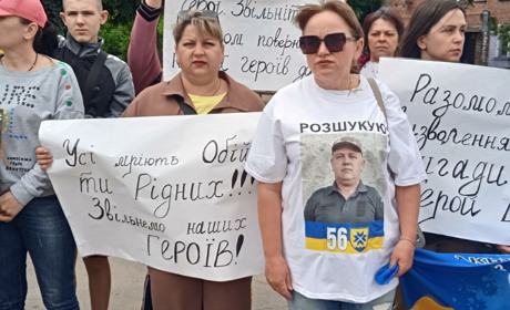В Долинській провели акцію підтримки полонених