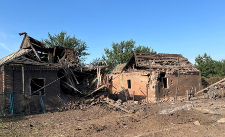 Донеччина під вогнем: ворог завдав понад 1600 обстрілів. В Торецькій громаді поранено цивільного