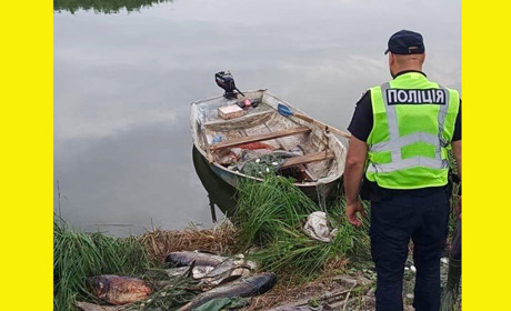 Неподалік села Уляники, що на Ржищівщині, чоловіки «нарибалили» на чималий штраф