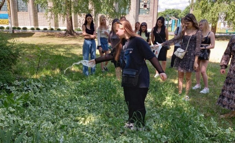 "Зелений клас": як студенти Шосткинського коледжу навчаються на природі