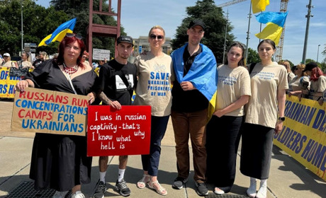 Олена Цигіпа взяла участь в турі підтримки родин полонених і побувала в Червоному Хресті у Женеві