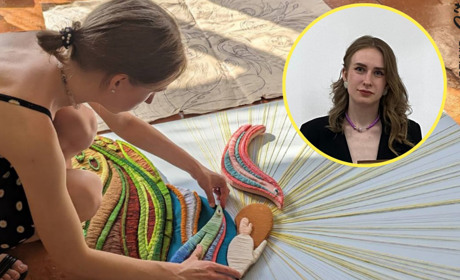 «Мистецтво – це єдине, на що можу вплинути під час катастрофи». Історія художниці з півночі Сумщини