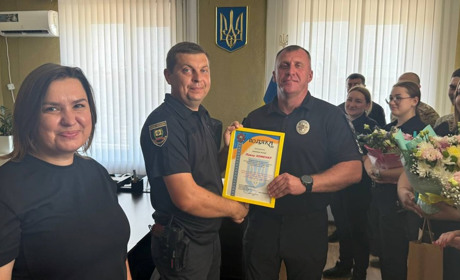Поліційних Волноваського району привітали з Днем поліції України. Фото