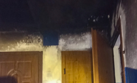 Пожежа в багатоповерхівці у Кагарлику