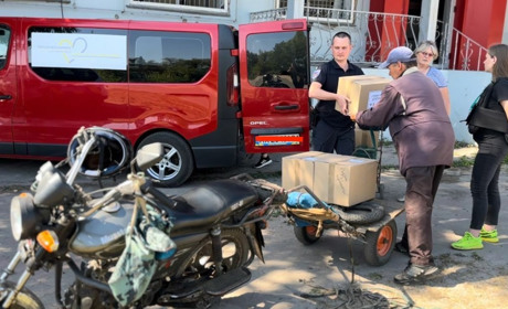 Волонтери БО "Благодійний фонд Серця незламних" організували гуманітарну місію для петропавлівців