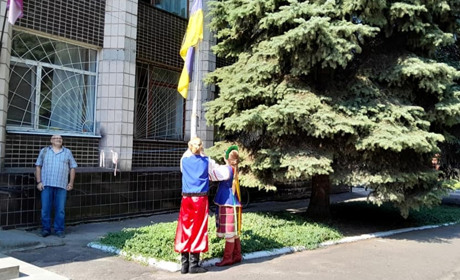 В Сахновщині відзначили День Державності України