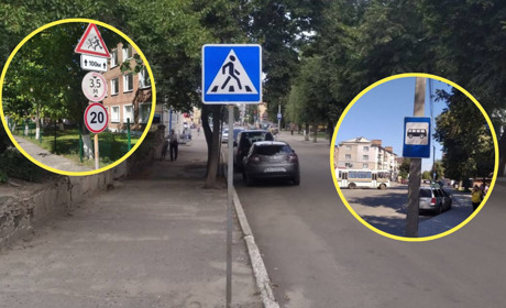 На вулицях Глухова встановили нові дорожні знаки
