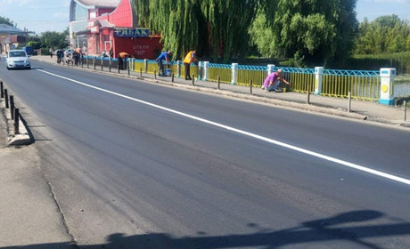 У Старокостянтинові ремонтні роботи на мосту через Ікопоть завершені