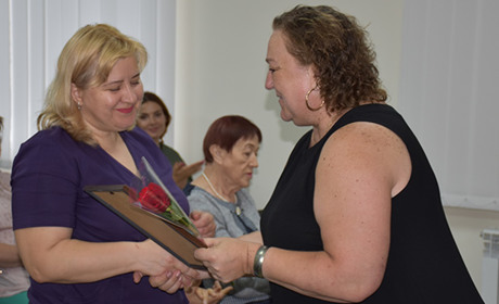 Вітання приймали працівники Старокостянтинівської лікарні