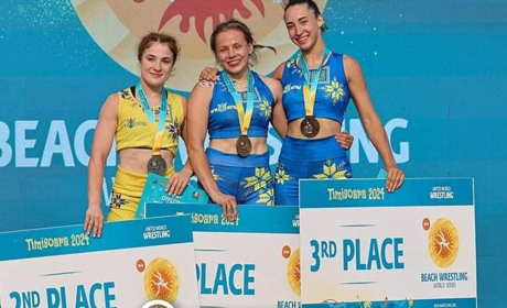 Софія Бордінських виборола бронзу на міжнародних змаганнях із пляжної боротьби