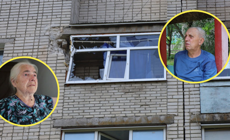 «Глянула у вікно, а там дим». Що розказують жителі багатоповерхівки в Глухові, у яку влучили росіяни