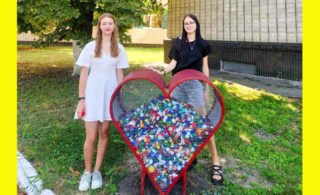 Як пластикові кришечки конвертуються в дрони: акція екоактивістів Кагарлицького ліцею №1