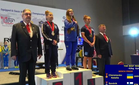Наталія Череменко з Попасної - чемпіонка Європи з жиму лежачи