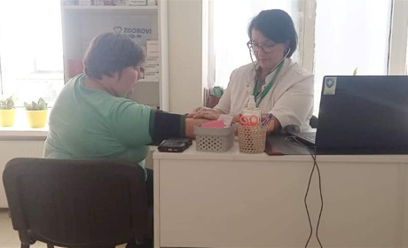 У Хмельницькому продовжує роботу медичний пункт для переселенців з Торецької громади