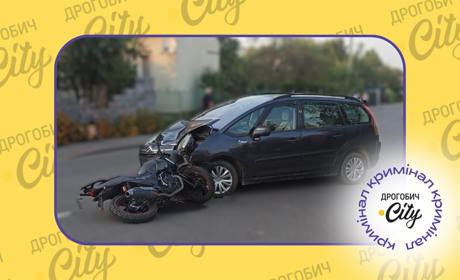 ДТП за участю авто та мотоцикла у Бориславі: неповнолітній мотоцикліст у реанімації