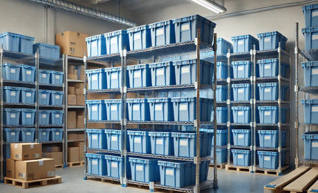 Переваги пластикових ящиків для складування та логістики на складі