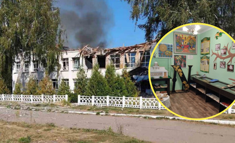 Що зараз із унікальним музеєм Нарбутів, який діяв у знищеній рф школі на Глухівщині