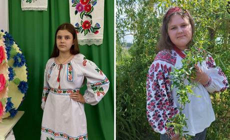 Учениці з Глухівщини перемогли в обласному фестивалі родинних реліквій «Мамина вишиванка»