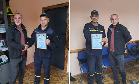 У Березівській громаді з Днем рятівника привітали надзвичайників