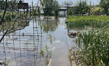 У Генічеському районі підтопило 13 присадибних ділянок через зливи